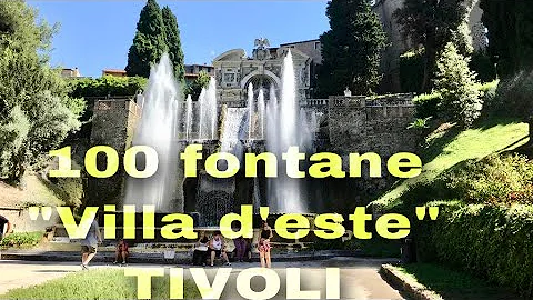 Quante fontane ci sono a villa d'Este?