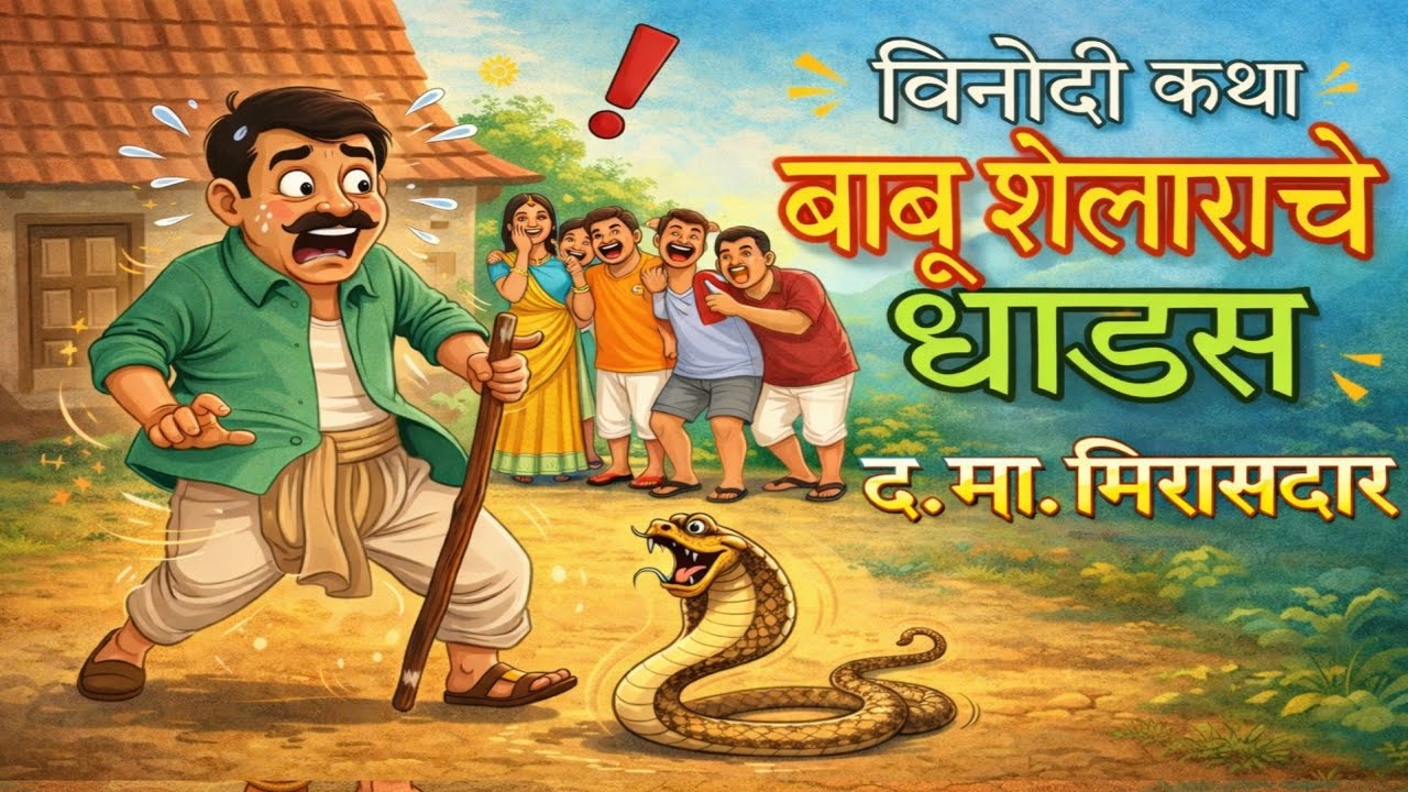 बाबू शेलाराचे धाडस / द.मा. मिरासदार / विनोदी कथा  / Babu Shilarache Dhadas / Vinodi katha