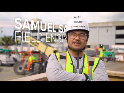 Construction Careers at Boldt - Episode 3: Field Engineer Samuel Salisi - video from Boldt