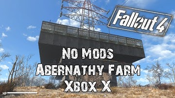 Fallout 4 No mods Abernathy Farm settlement build Xbox X