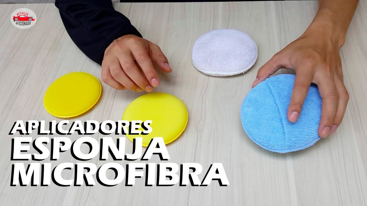¡Aplicadores de esponja y microfibra! Aprende un poco más de ellos