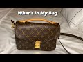 WHAT'S IN MY BAG | LOUIS VUITTON POCHETTE METIS | Lisette Janae