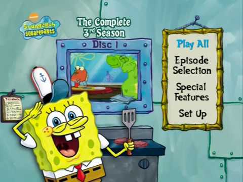 Download SpongeBob Season 3 - DVD Menu Walkthrough (Disc 1)