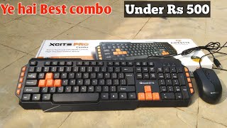 Amkette Xcite Pro USB Keyboard and Mouse Combo
