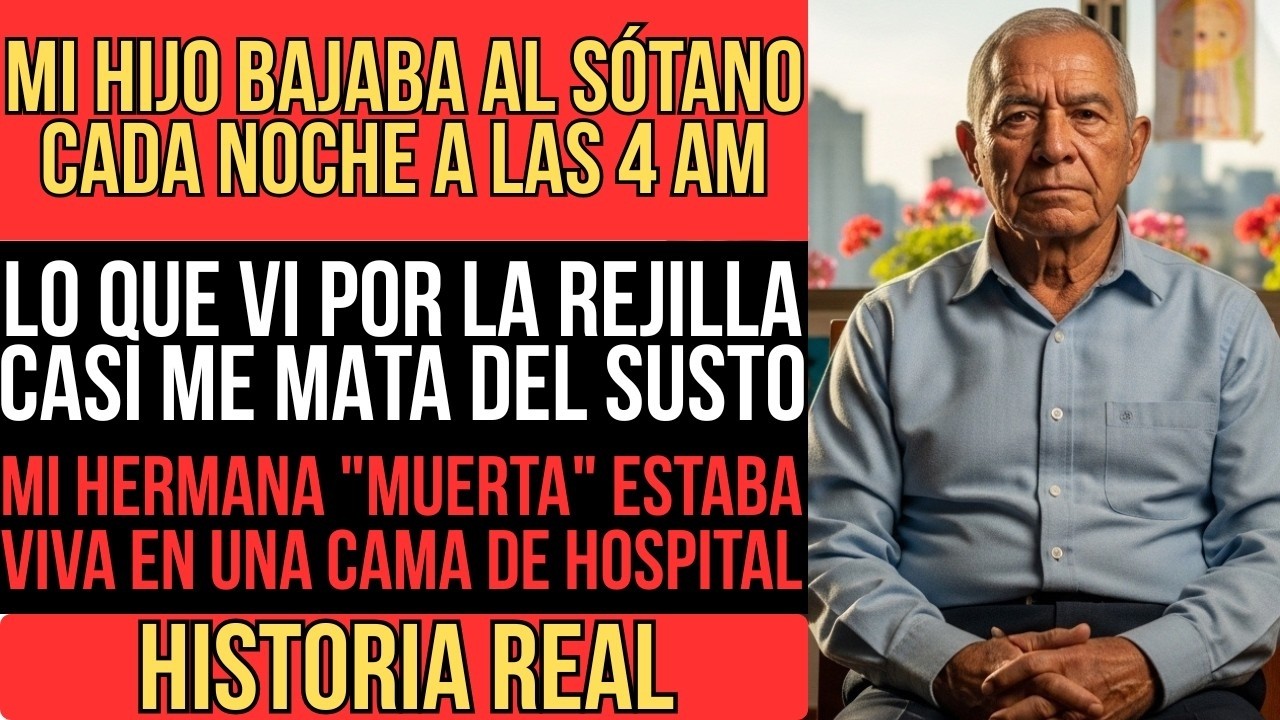 MI HIJO OCULTABA ALGO TERRIBLE EN SU SÓTANO   CUANDO LO DESCUBRÍ, TOMÉ A MIS NIETOS Y ESCAPÉ