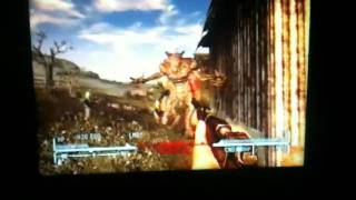 Glitched Deathclaw in Goodsprings