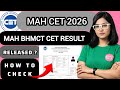 mah bhmct cet result 2026 | maharashtra bhmct cet result 2026