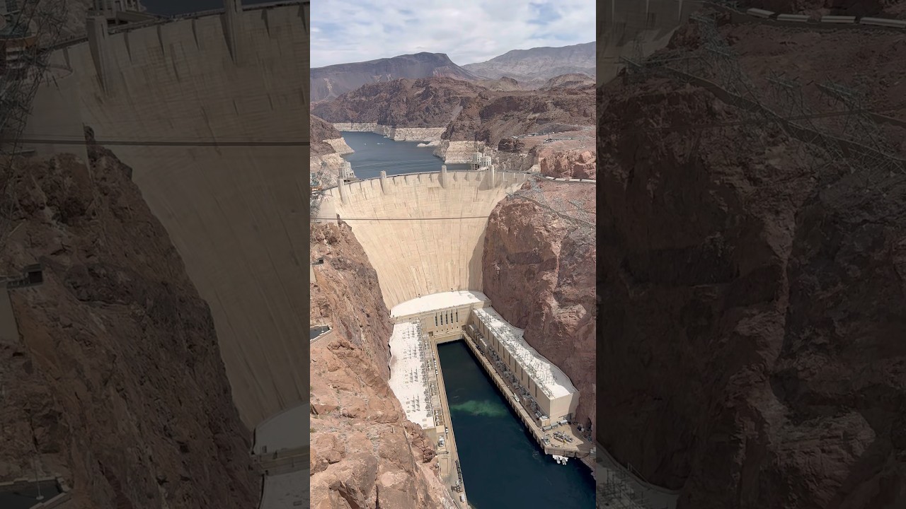 Hoover Dam a concrete adventure on the border of Nevada and Arizona🏞️🌊 