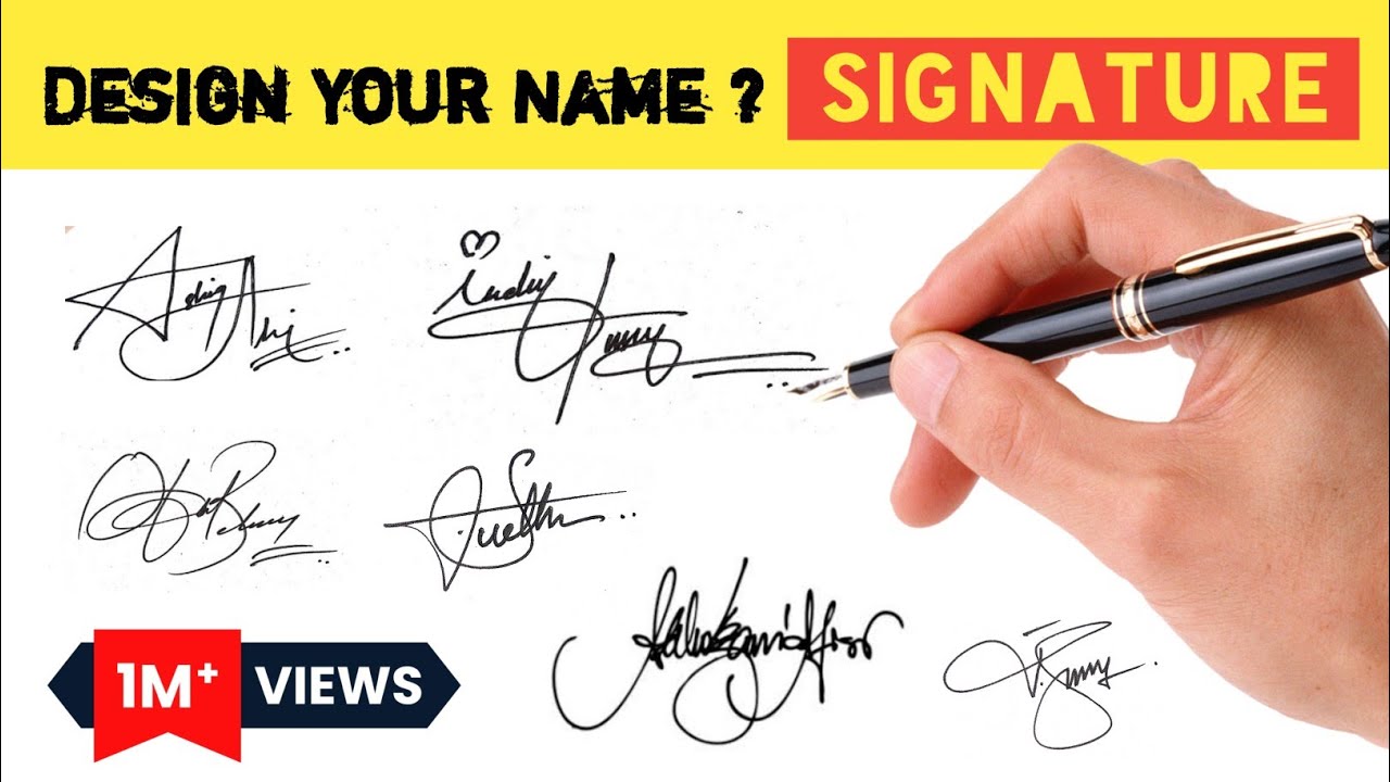 ️ How To Design Your Own Amazing Signature How To Create Your Own