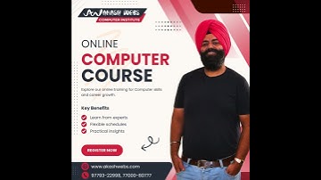 🌐💻 Learn Computer Skills Online at Akashwebs! #LearnOnline  #ComputerCoursesOnline #akashwebs #job