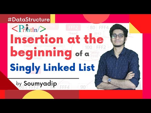 #2.7 Insert a Node at the Beginning of a Singly Linked List | with Coding | Data Structure | Println