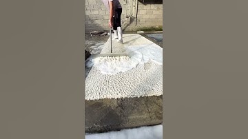 Satisfying foam scraping #4