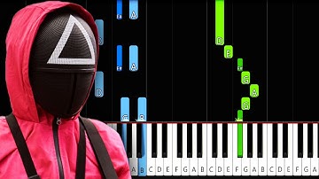 Squid Game Theme - Way Back Then - Piano Tutorial