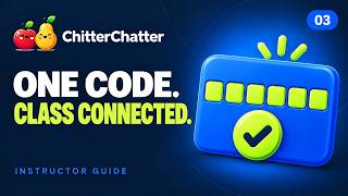 How to Let Students Join Your Class with a Class Code in ChitterChatter (Instructors)