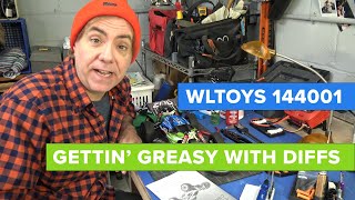 Greasing up the diffs in the WLTOYS 144001