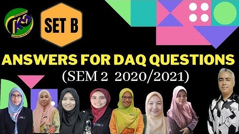 DAQ SET B SDS SEM 2 2020 2021