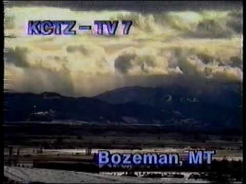 KCTZ TV-7 station id 1991--Downtown Bozeman (Bozeman, MT ABC affiliate)