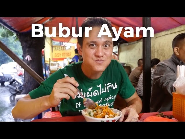 Bubur Ayam Barito: Chicken Rice Porridge in Jakarta | Mark Wiens