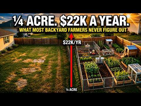 1/4 Acre, $22K/Year: The Backyard Livestock System Nobody Talks About