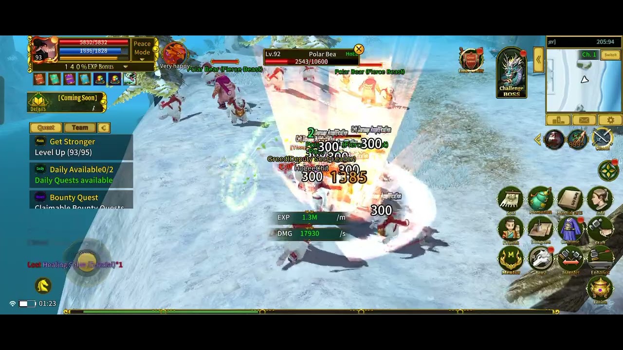 RULER OF THE LAND - BLADESMAN LVL 93 FARMING EXP 