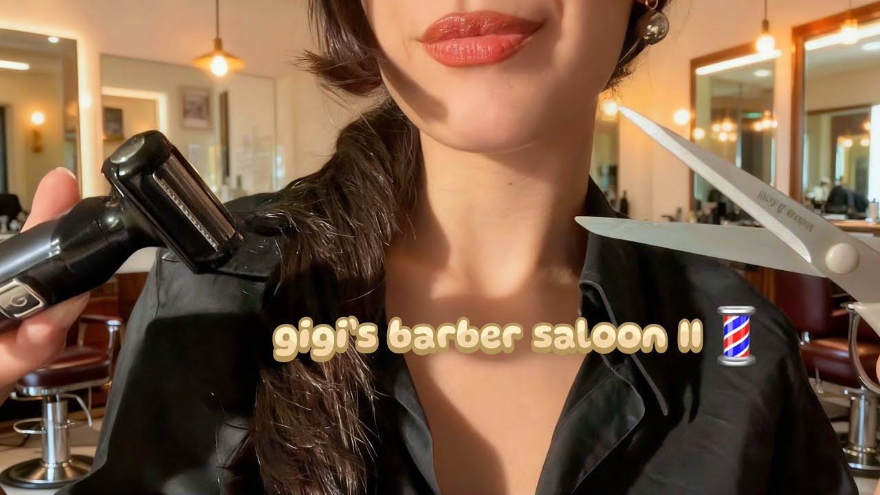 ASMR TÜRKÇE BERBER ROLEPLAY 2 | soft spoken ve sakız eşliğinde 💈