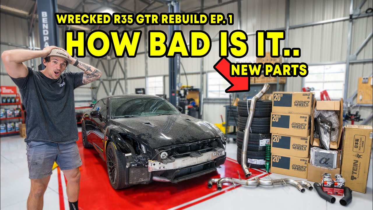 How Bad is the Damage..? | Rebuilding Wrecked R35 GTR Ep. 1 - YouTube