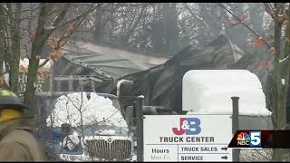 Dozens of crews battle Colchester business fire