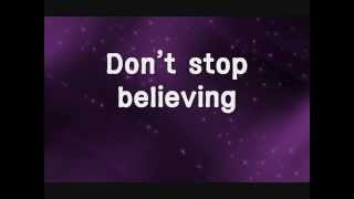 Journey Dont Stop Believin Lyrics