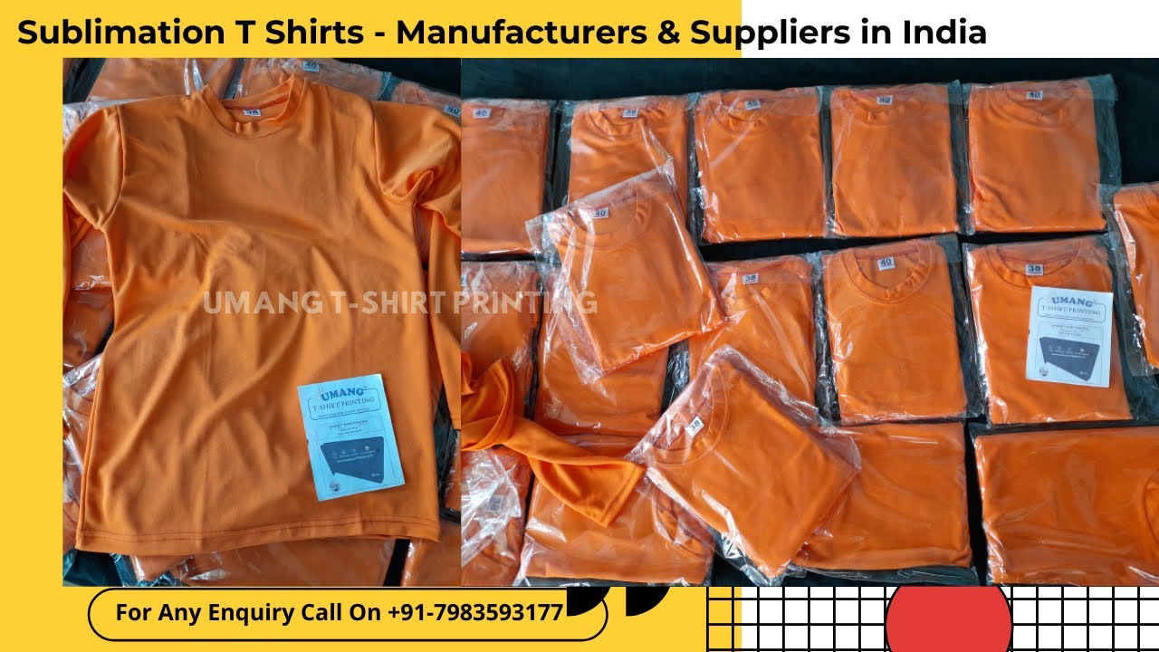 sublimation t shirt manufacturers