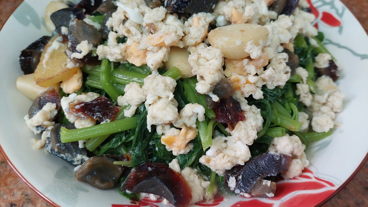 masakan hongkong cara masak sayur bayam ala hongkong@liyamenul