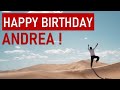 Happy birt.ay andrea today is your day