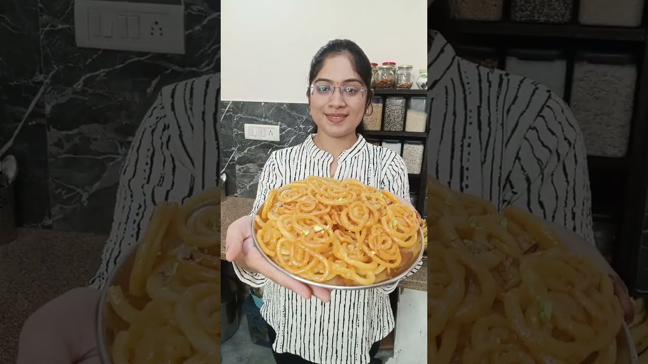 नवीन शहरातून,माझ्या नवीन किचन मधून पहिला छानसा पदार्थ, झटपट रसरशीत जिलेबी रेसिपी।Jalebi recipe