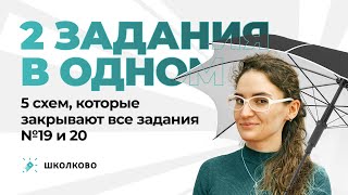 Два задания в одном: 5 схем, которые закрывают все задания 19 и 20 из ЕГЭ по русскому языку