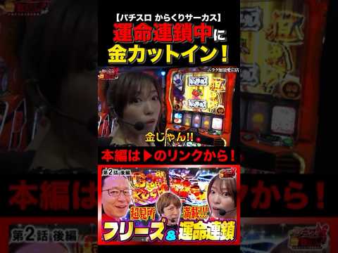 運命連鎖で金カットイン！超からくり０確！？ #からくりサーカス  #シーサ。 #レビン　#河原みのり