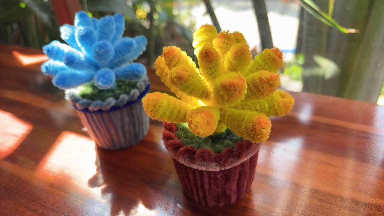 ABC TV | How To Make Succulent With Pipe Cleaner - Craft Tutorial