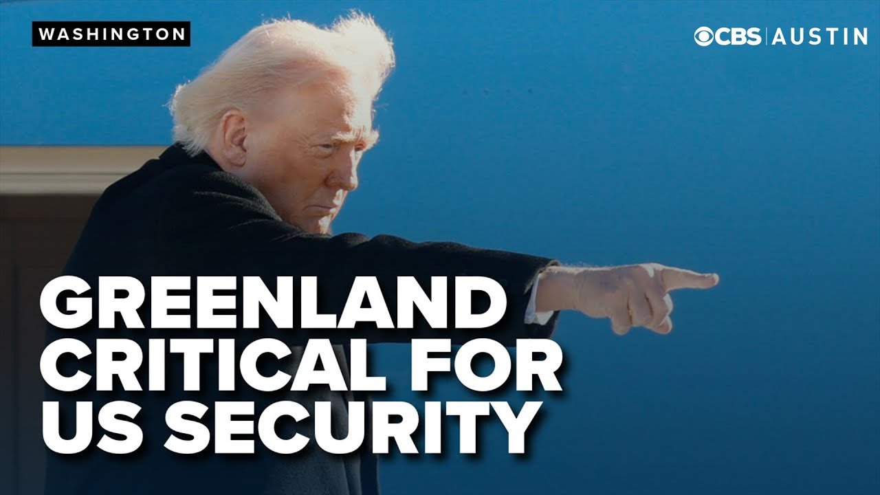 President Trump flags Greenland as vital to US security