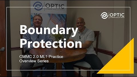 Boundary Protection (SC.L1-3.13.1)