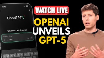 OpenAI Unveils GPT-5: Live Demo with Sam Altman, Greg Brockman & Team