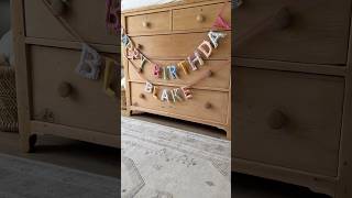 A little birt ay magic in the making DIY banner complete