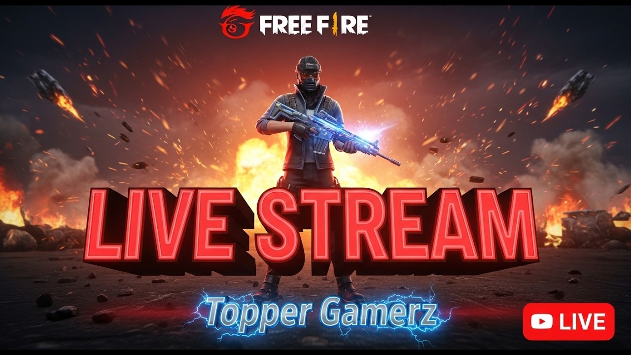 Free Fire Br Rank Push Live Gameplay !!