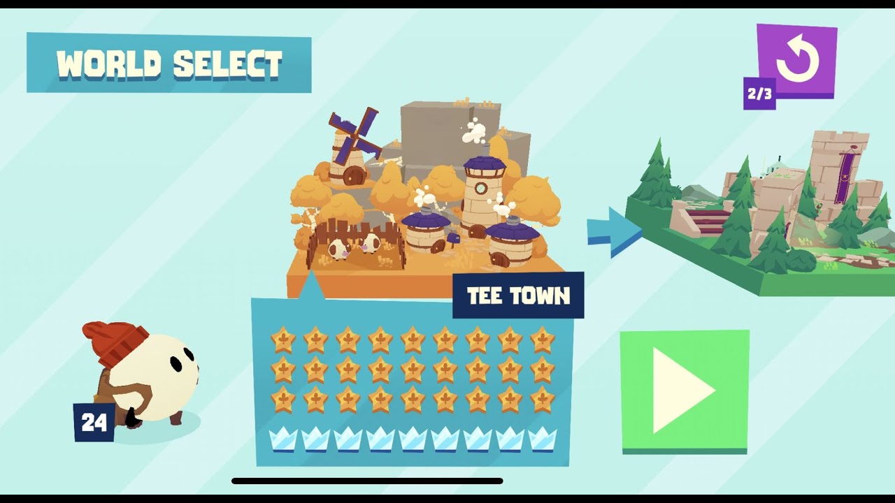 Par for the Dungeon #1 - Tee Town All Crowns Playthrough