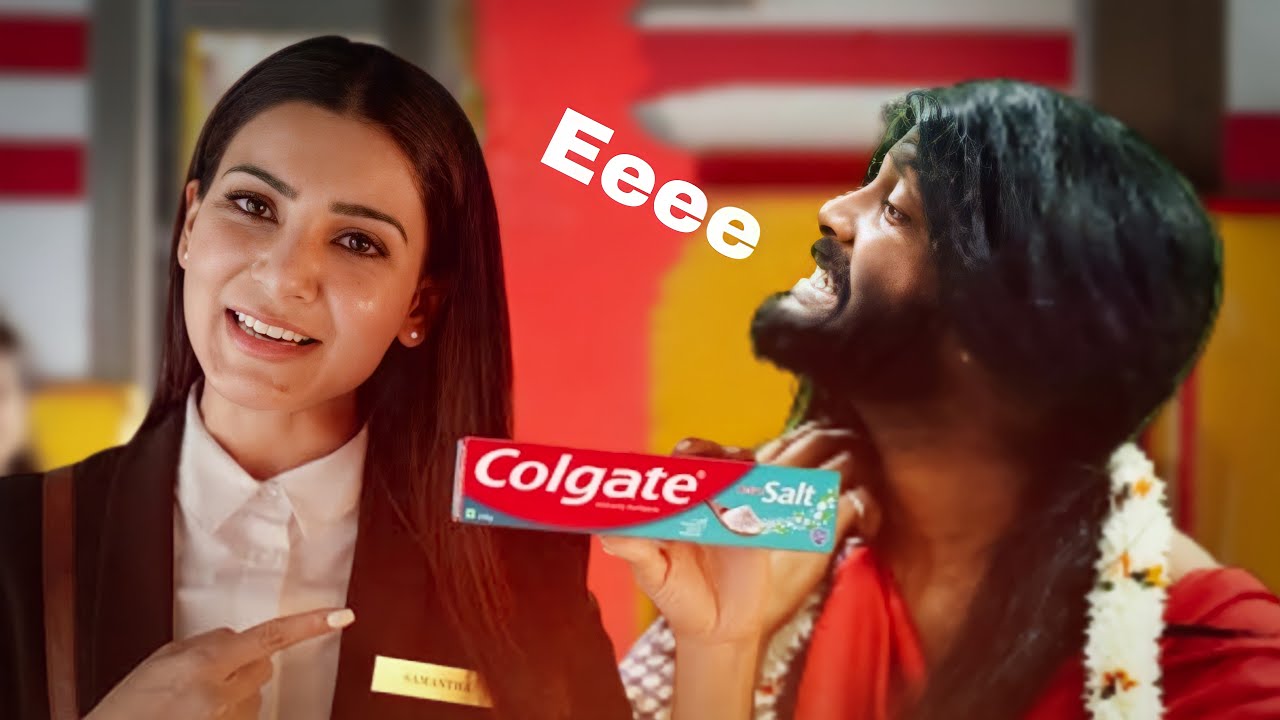 Samantha colgate Ad 🤣😝Funny Editing Unseen VFX TamilCocktail YouTube