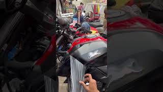 TVS Apche RTR 160 4V Lamination-PPF #ppf #lamination #wrapping #bikedetailing #apache #tending