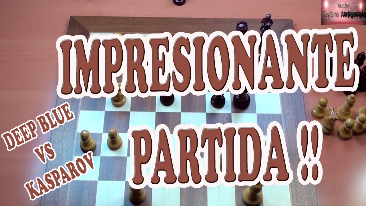IMPRESIONANTE PARTIDA DEEP BLUE VS KASPAROV 1ºpartida 1996, ajedrez, chess