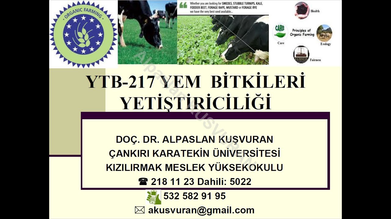 YTB-217 BİTKİLERİ YETİŞTİRİCİLİĞİ DERSİ, ÜÇGÜLLER, 12.05.2020