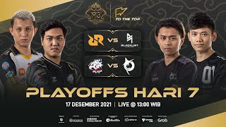 (BAHASA INDONESIA) M3 Playoffs Hari 7 | MLBB World Championship 2021 | Singapura