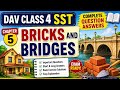 DAV Class 4 SST📖 Chapter 5 – Bricks and Bridges Complete Question Answers #youtubeshorts #ytshorts
