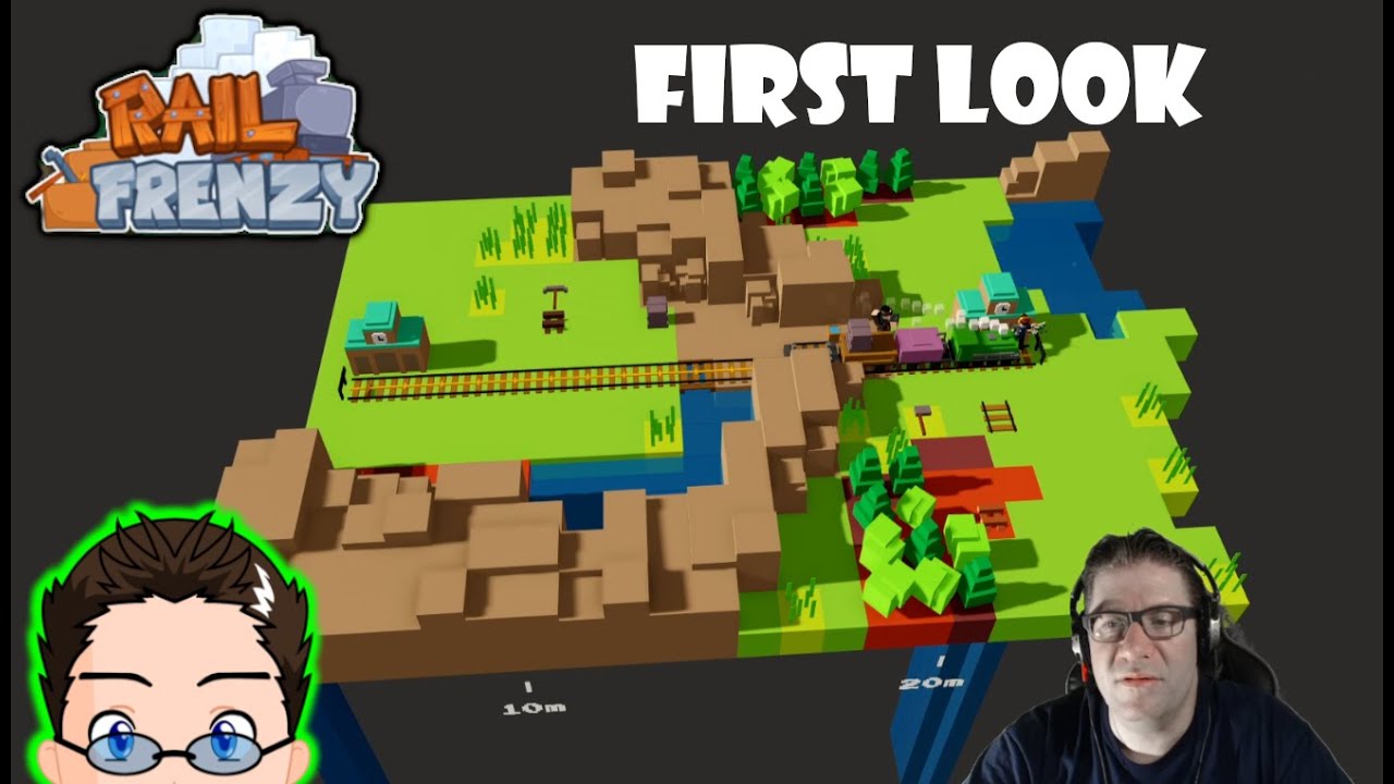 Roblox - Rail Frenzy - Playing With The Devs