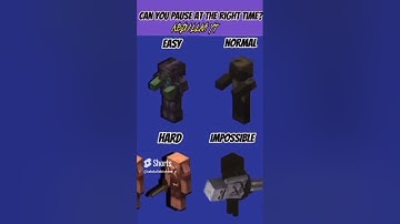 Can You Pause At The Right Time? #shorts#gaming#gamer#youtube#ytshorts#viral#shortvideo#minecraft