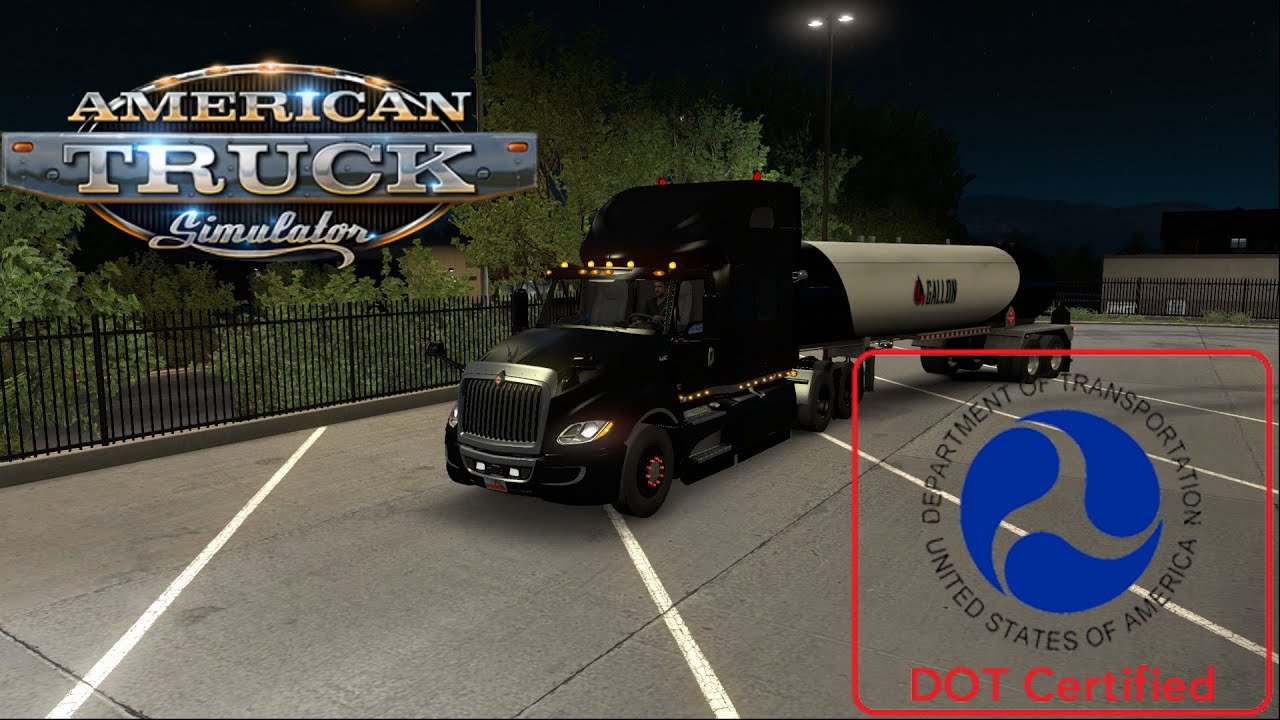 DOT Inspection ATS American Truck Simulator - YouTube